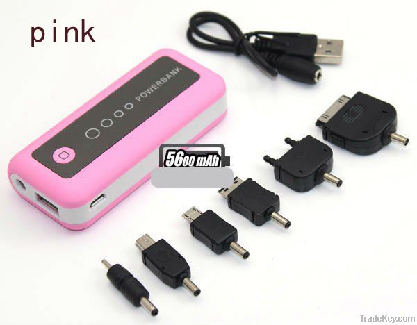 Power Bank Power pack 5600mah Rechargeable Batteries