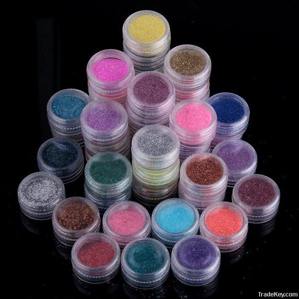 45 Color 3D Nail Art Acrylic Powder Manicure Nail Tips