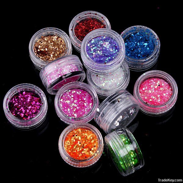 12 Colors Nail Art Decoration Sticker 2MM, Free Shipping