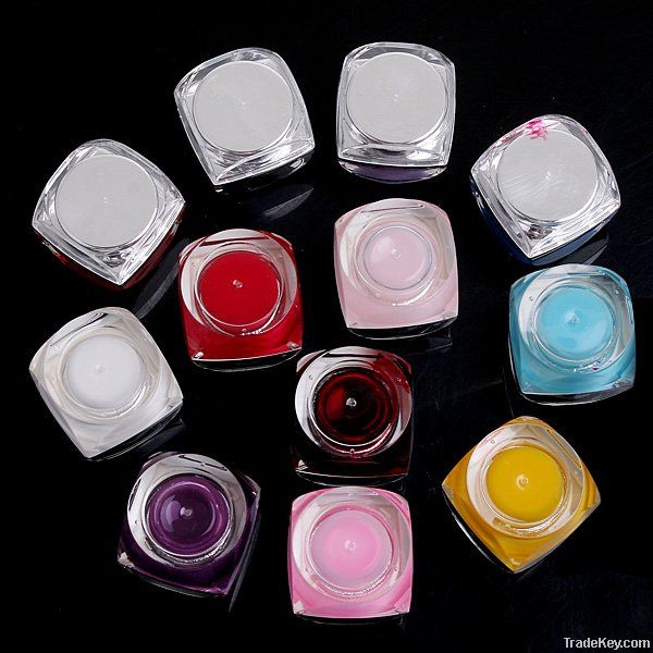 12 Color Nail UV Gel + Nail Brush