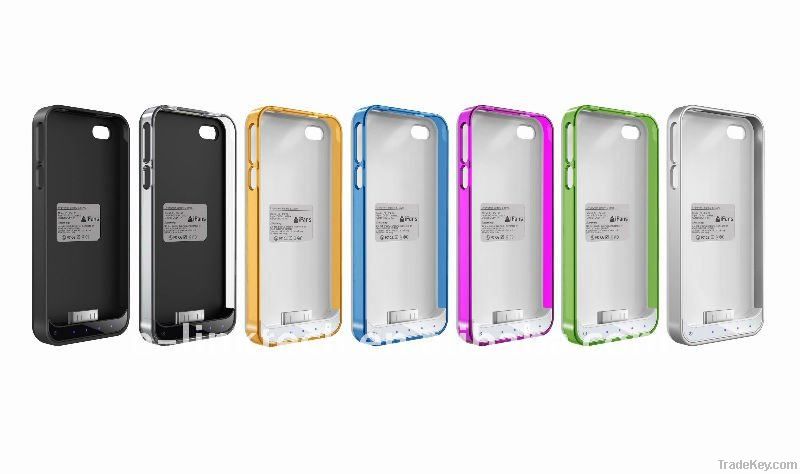 colorful bumper power pack for iphone4