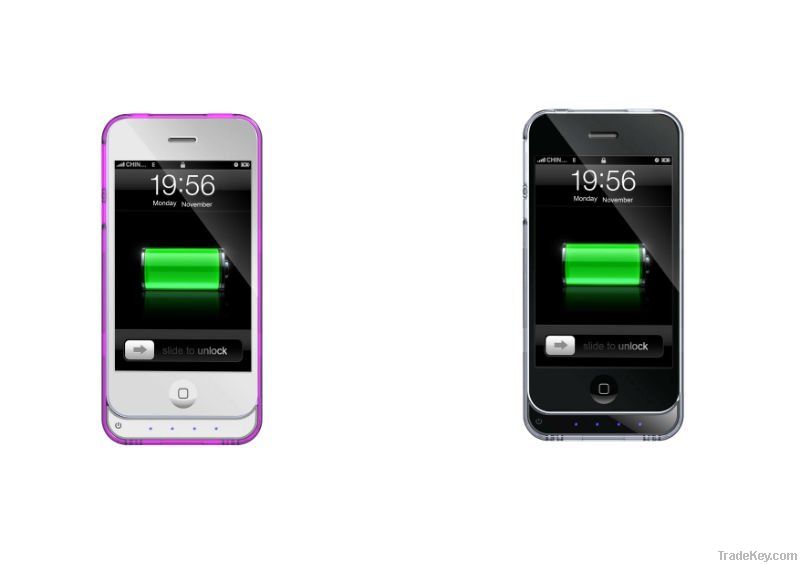 colorful bumper power pack for iphone4