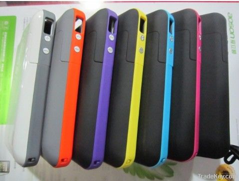 2000mah External Charger Battery Case for iphone 4 4G