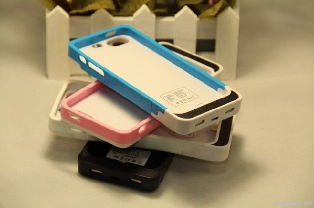 External Power Pack Stand Charger Backup Battery For iPhone 5