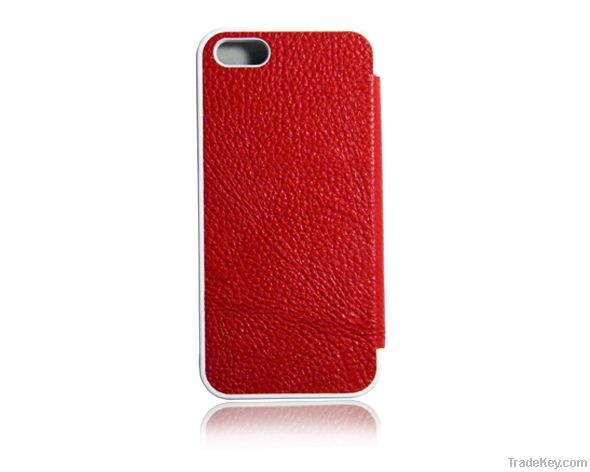 Leather machine protective  phone  case