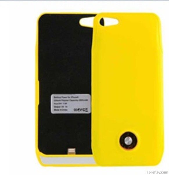 2800mAh Power Case battery pack for iPhone 5