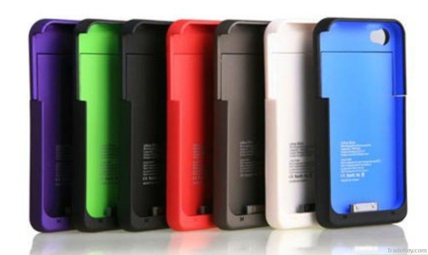 Rechargeable 1900mAh Battery Case For iPhone 4/4S