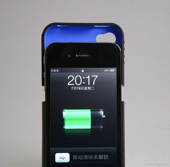 Rechargeable 1900mAh Battery Case For iPhone 4/4S