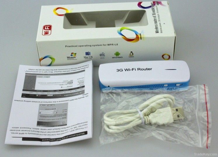 3G wifi router with power bank