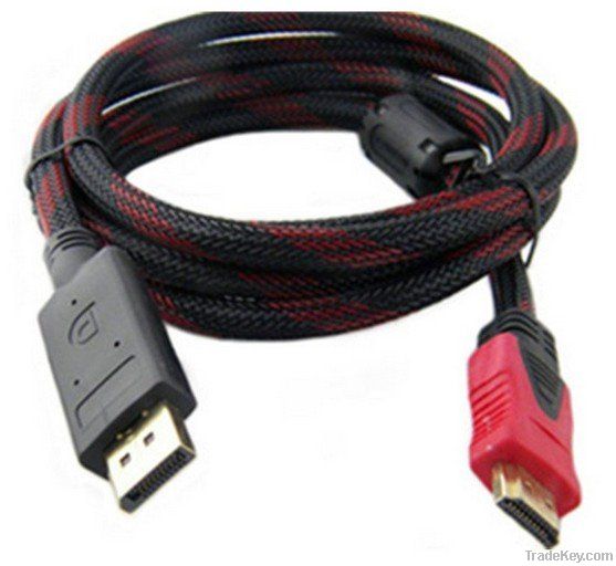 1.8m 6ft Display Port DisplayPort Male to HDMI Male Cable Converter