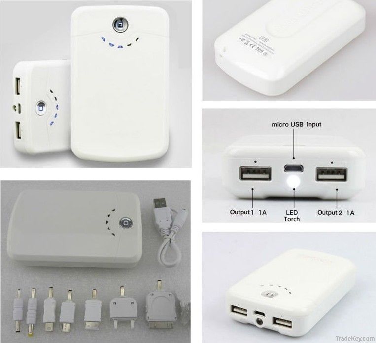 12000mAh Aluminum Alloy Shell Power Bank