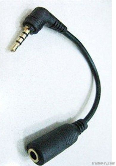 2.5mm to 3.5mm headphone adapter 3.5 mm jack , 2.5 to 3.5