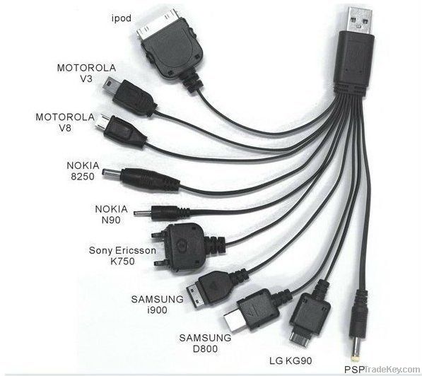 10 In 1 Universal Multifactional USB Charging Cable