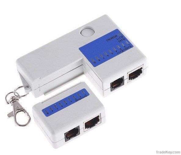 Mini RJ45 RJ11 Cat5 Network LAN Cable Tester KeyChain