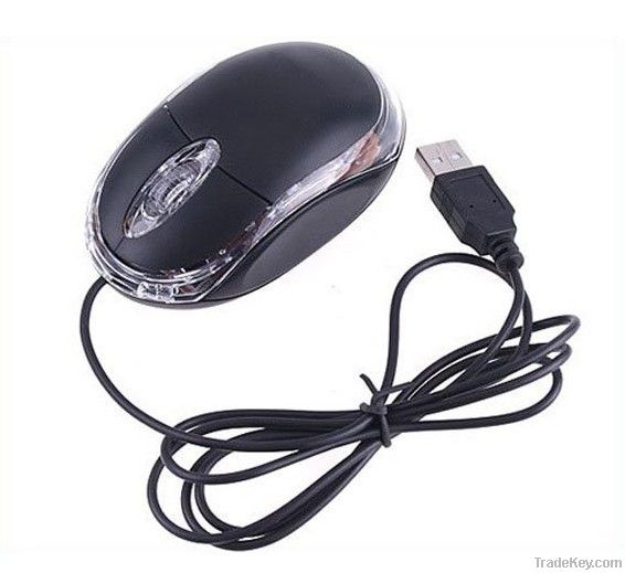 Mini USB Optical Scroll Wheel 3D Mice Mouse For PC Laptop