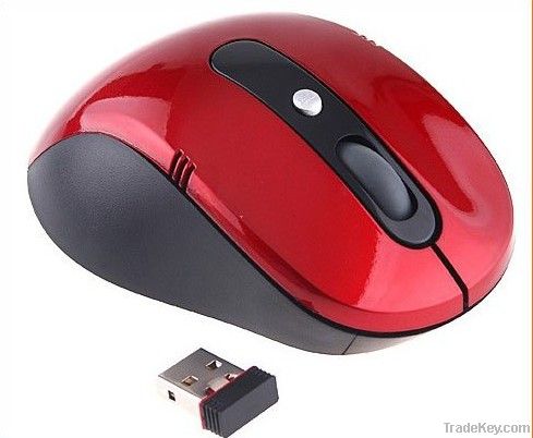 Wireless Portable Optical Mouse USB Receiver RF 2.4GHz For Laptop PC