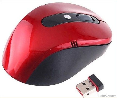 Wireless Portable Optical Mouse USB Receiver RF 2.4GHz For Laptop PC
