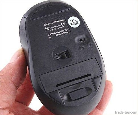 Wireless Portable Optical Mouse USB Receiver RF 2.4GHz For Laptop PC