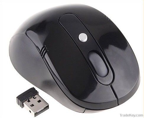 RF 2.4GHz Wireless Portable Optical Mouse USB Receiver