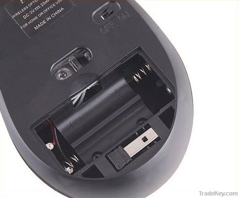 RF 2.4GHz Wireless Portable Optical Mouse USB Receiver