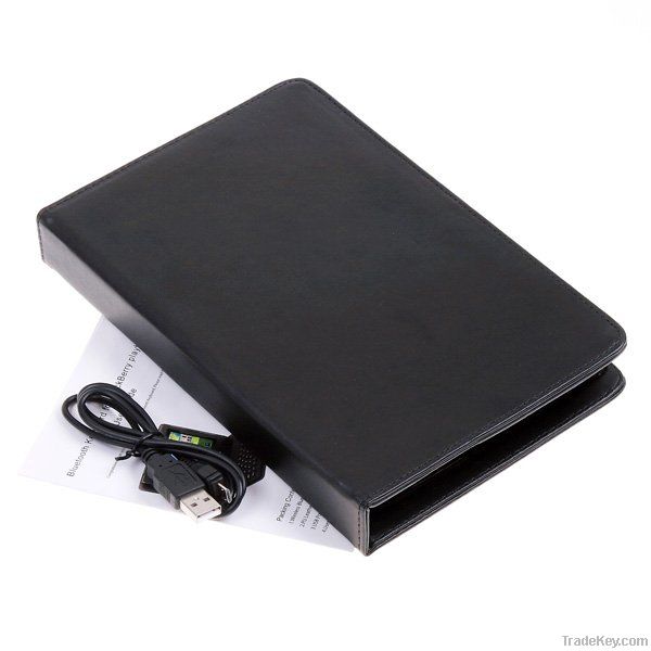 Wireless Bluetooth Keyboard & PU Leather Case for 7" BlackBerry Playbo