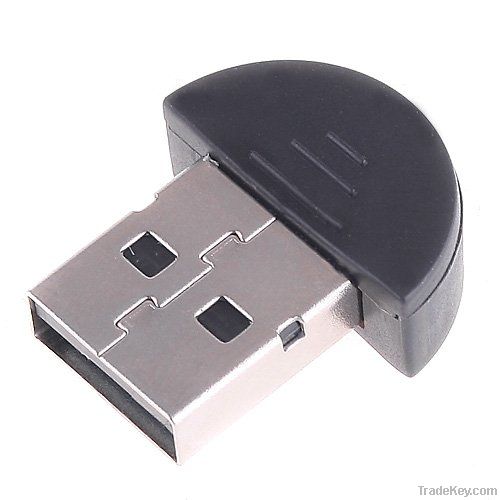 Smallest 2.0 Mini USB Bluetooth Adapter V2.0 EDR USB Dongle