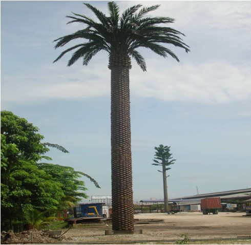 Camouflaged Palm Tree Tower