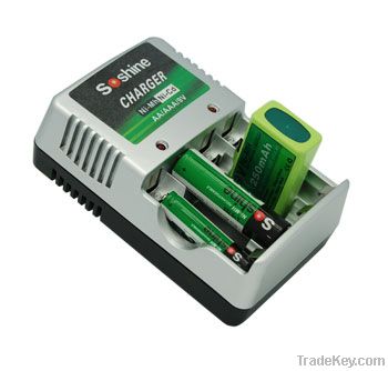 Soshine SC-Z23b 4Ãƒï¿½AA, 4Ãƒï¿½AAA, 2Ãƒï¿½9V Ni-MH NI-Cd, Battery Charger