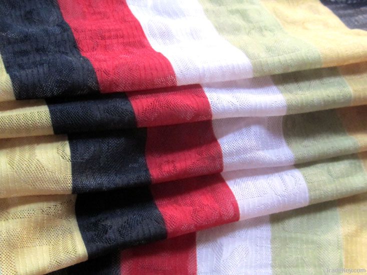 stripe/print/jacquard/knitted/fashon lady fabrics