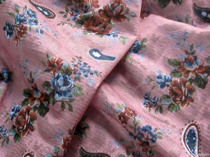 floral/print/jacquard/knitted/fashon lady fabrics