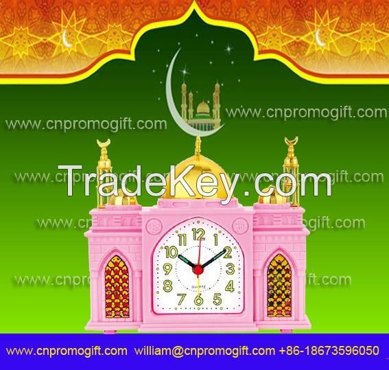 Mosque shaped Azan Clock - Pink
