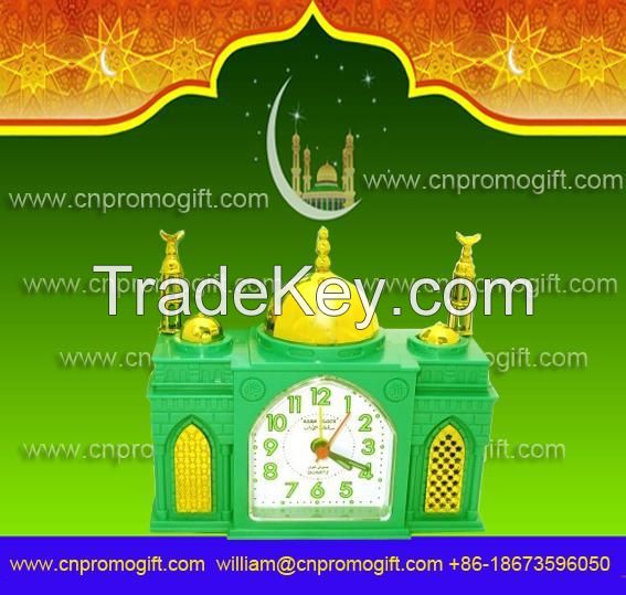 Mosque shaped Azan Clock - Green