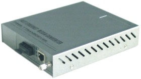 10/100Base-TX to 100FX 20km Fiber Media converter with SNMP