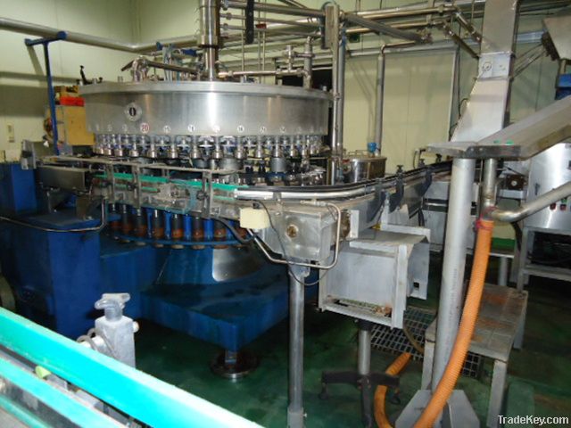 Used Juice fruit extractor and filling machine