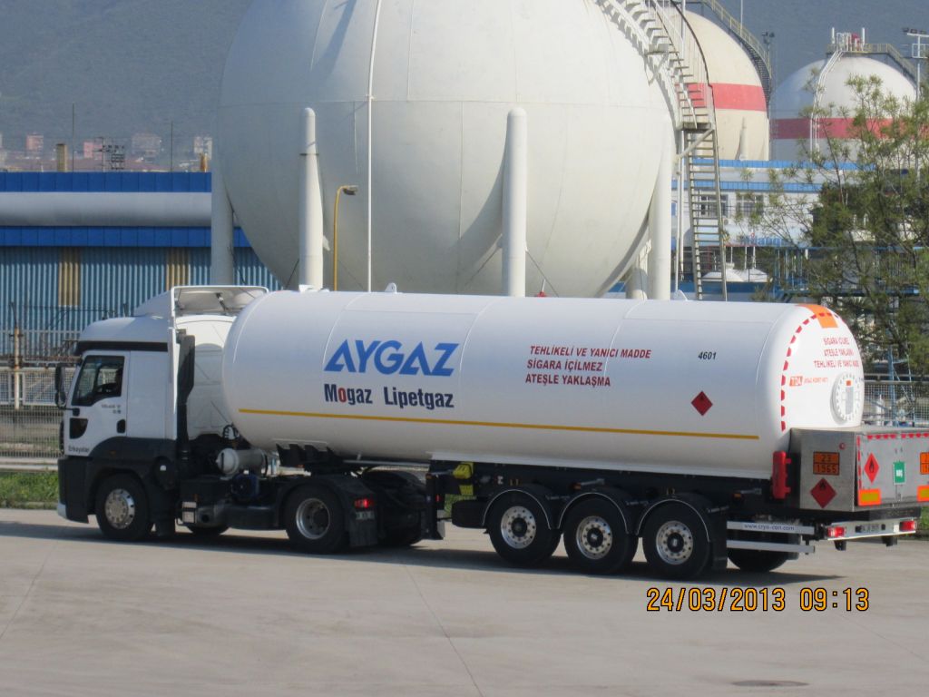 LPG semi trailer 