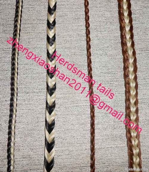 horse hair braids for bracelets, necklace, earring, jewelry