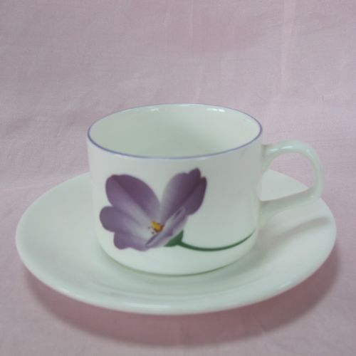 Porcelain coffee cup & saucer