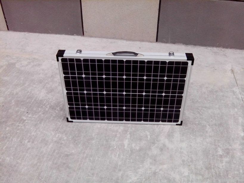 Folding solar panel