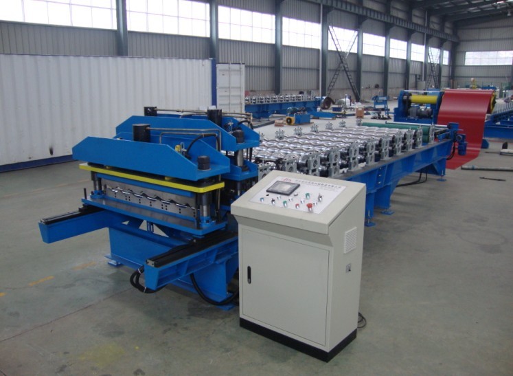 Step-tile Forming Machine