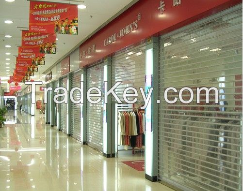 commercial shopfront security Polycarbonate rolling shutter door