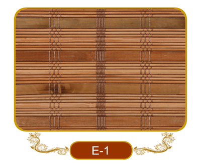 wood-mixed mouldproof simple colour bamboo blinds E-1