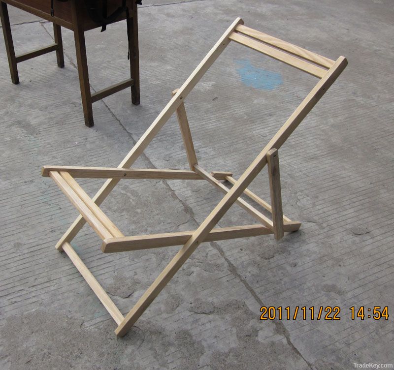 wood deck chair frame / deck chair wood frame