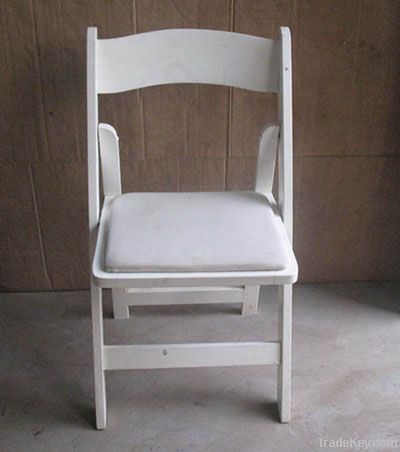 wedding solid hardwood chair/ wooden folding chair