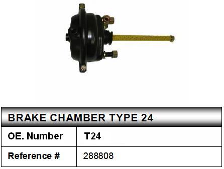 spring brake chamber T24&brake chamber&truck brake chamber