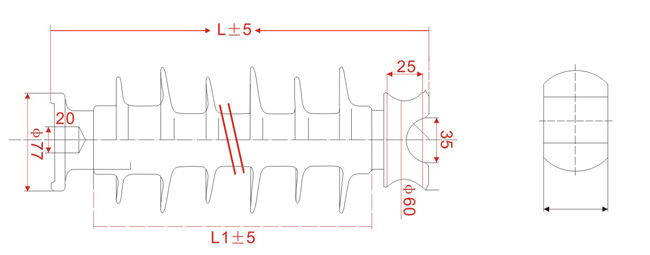 Pin Composite Insulator