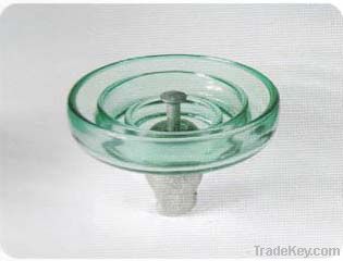 Toughened glass suspension insulator of fog type