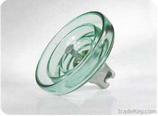 Toughened glass suspension insulator of fog type