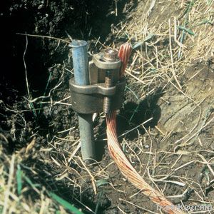 SHEAR-LOK copper tap/grounding connector