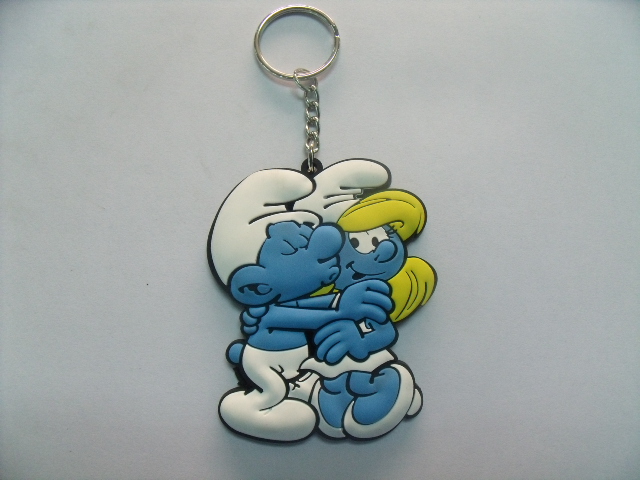 2011 Hot Selling Smurfs Keychain, cute key chain