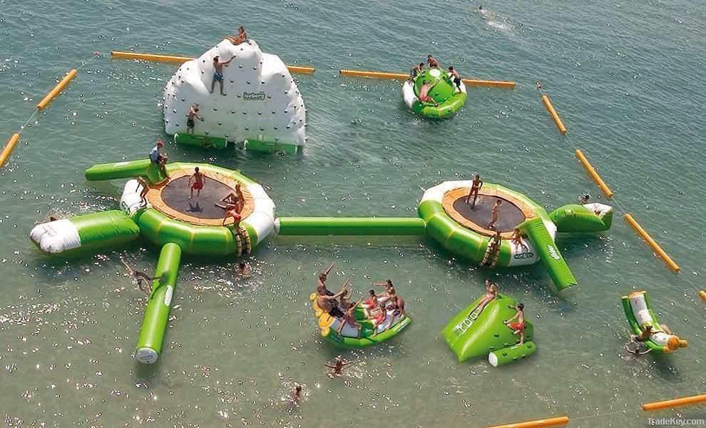 inflatable water blob, water trampline
